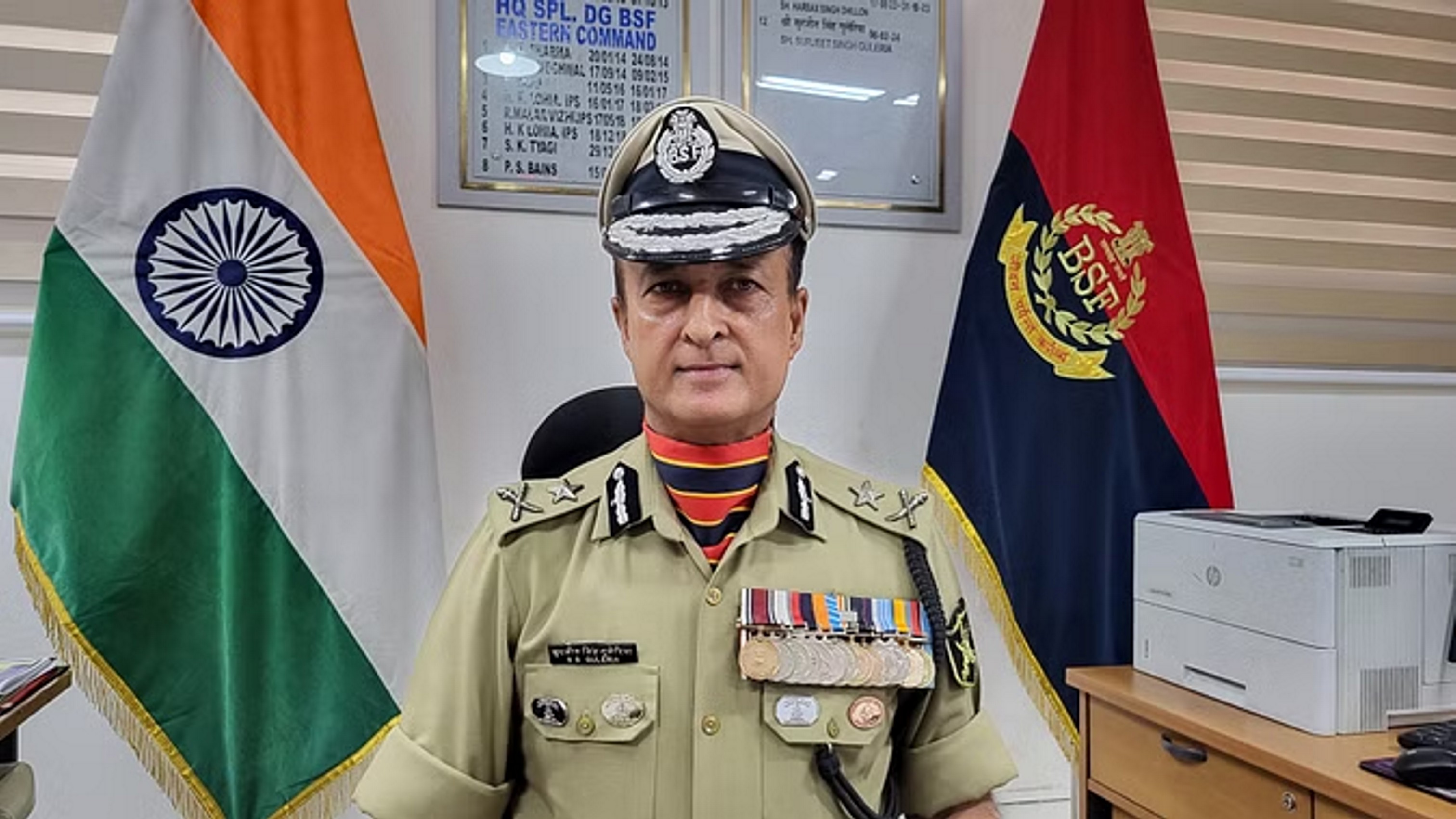 बीएसएफ के आईजी गुलेरिया हुए सेवानिवृत्त