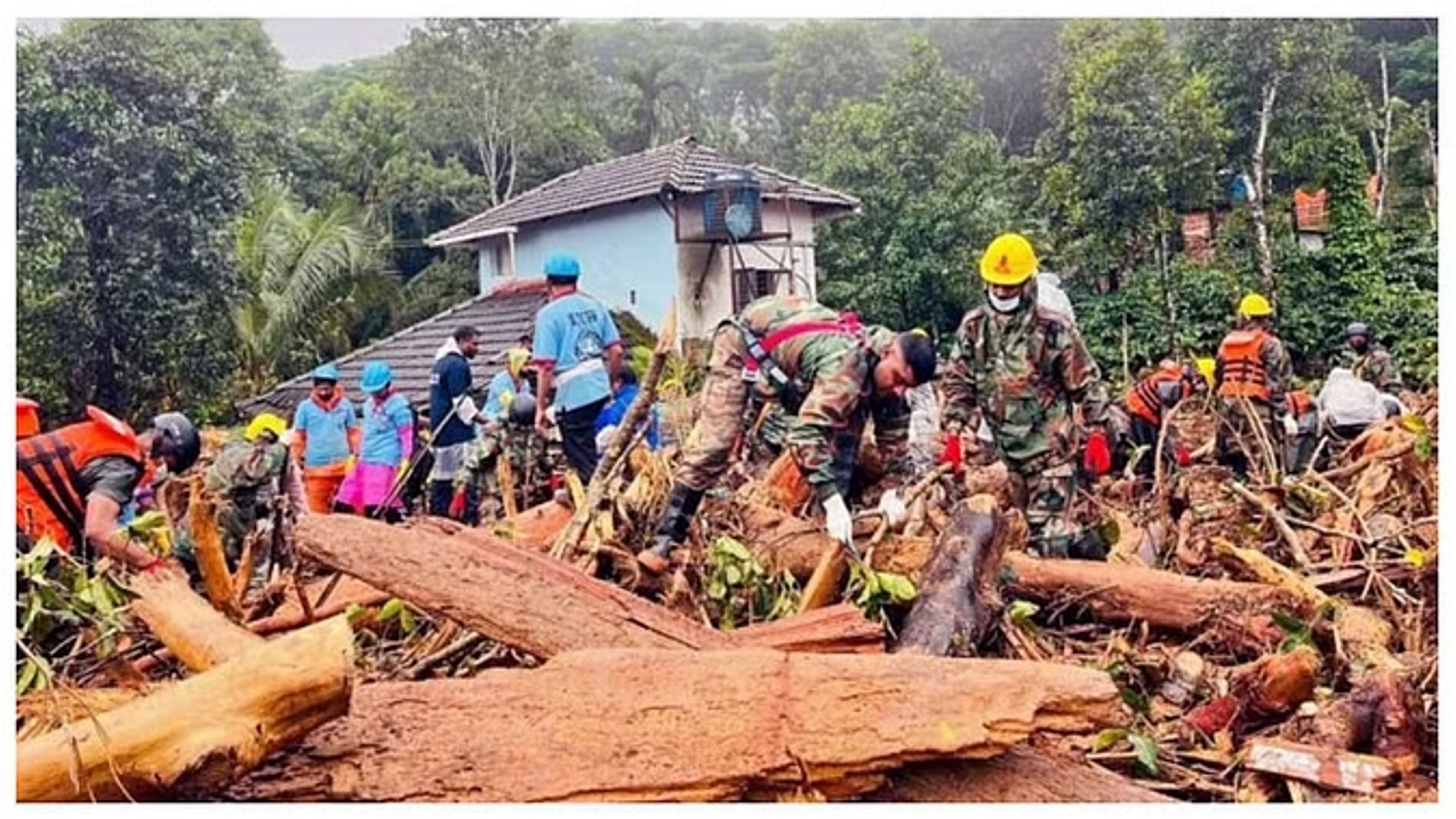 वायनाड में राहत और बचाव कार्य जारी, मृतकों का आंकड़ा 300 के पार