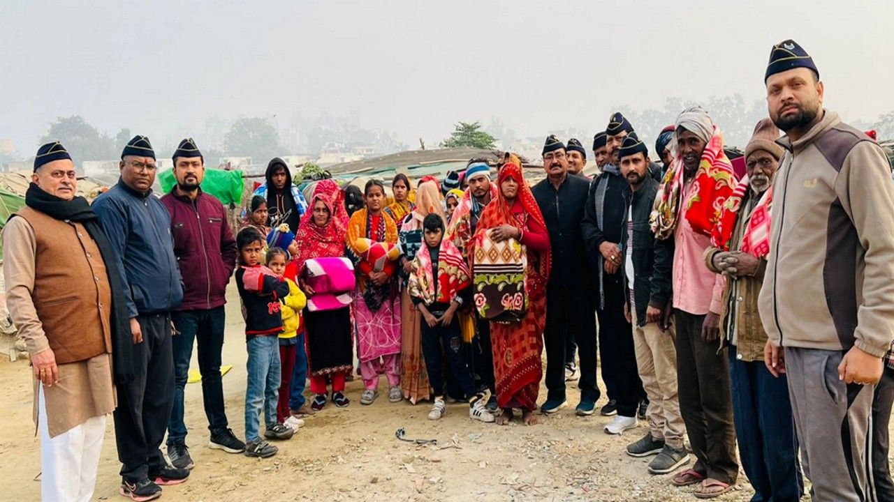 कम्बल बांटना कोई एहसान नहीं बल्कि कर्तव्य है- राष्ट्रीय सैनिक संस्था