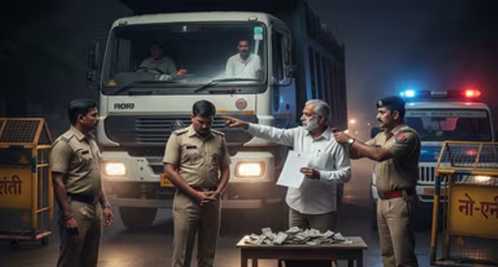 आगरा में नो एंट्री वसूली: टीएसआई सहित तीन निलंबित