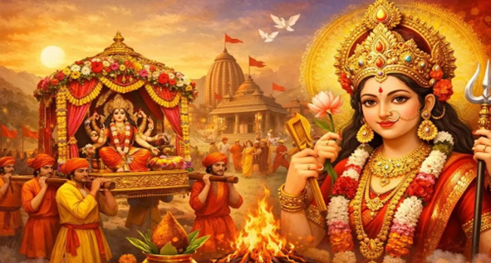 आज से देश में नवरात्रि की धूम