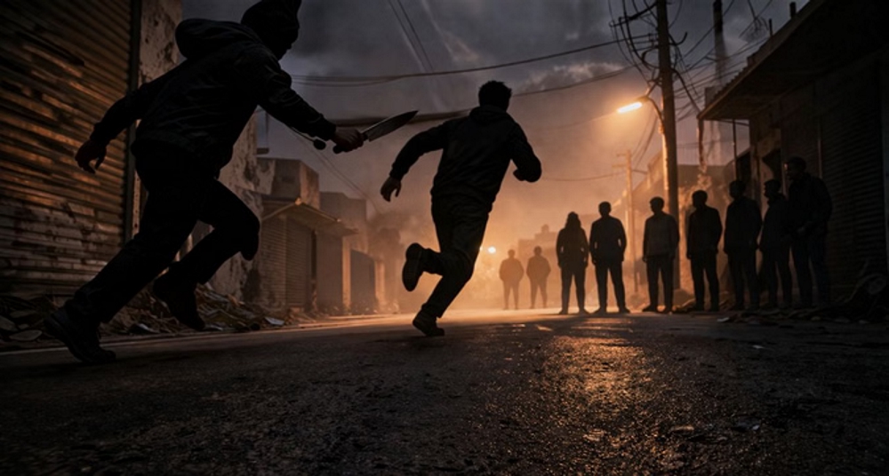 नाबालिगों ने कारोबारी को दौड़ा-दौड़ाकर मारा चाकू