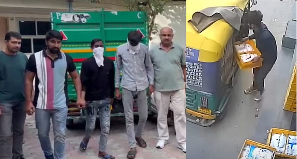 दिल्ली में दूध चोरी गैंग का पर्दाफाश