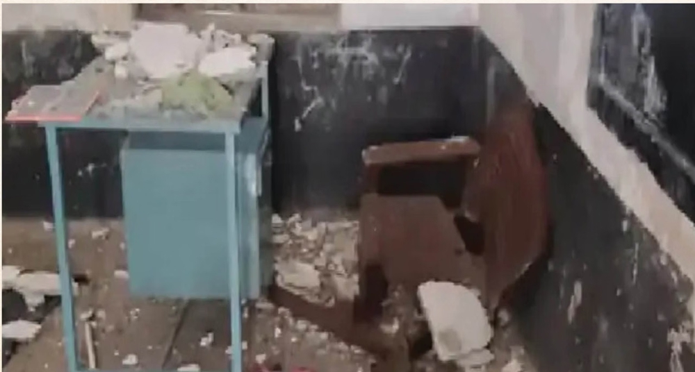 उदयपुर में स्कूल की छत का प्लास्टर गिरा, तीन बच्चे घायल